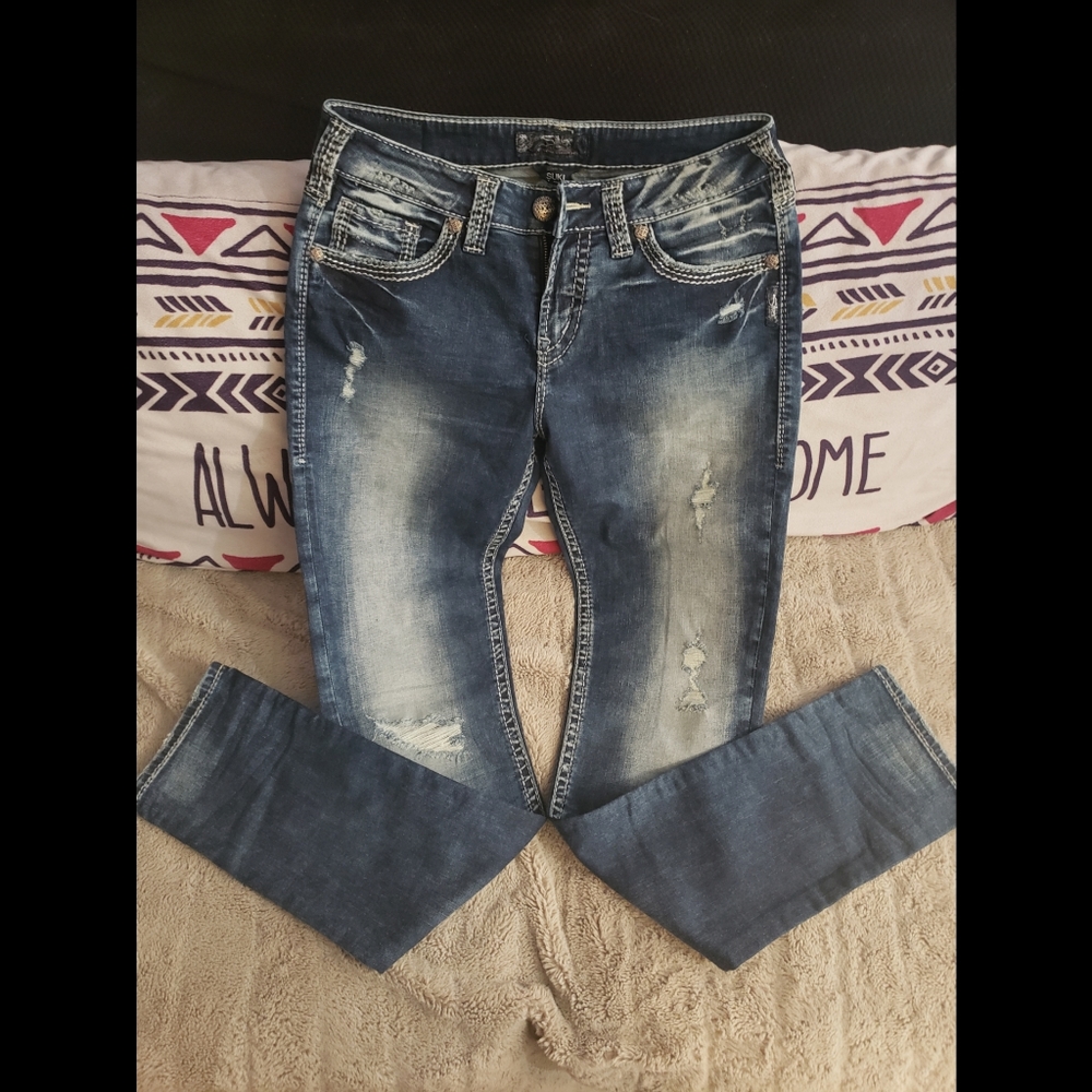 Ladies Silver Jean